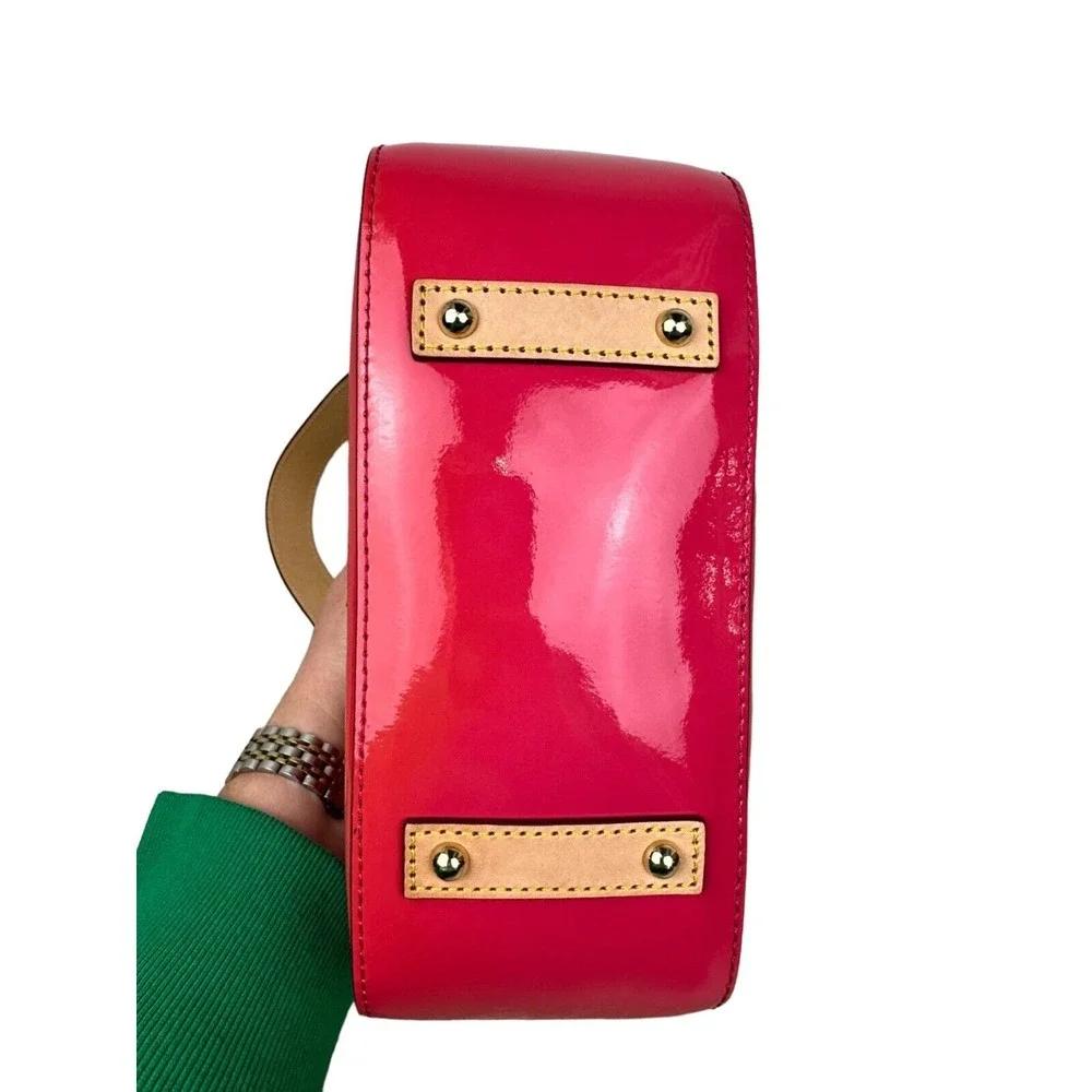 Dooney & Bourke Pink‎ Patent Leather Small Hobo Bag
